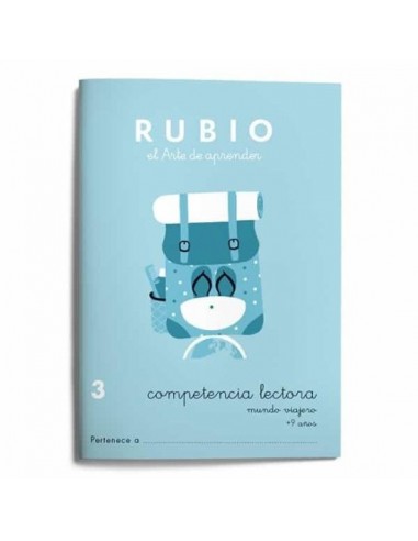 RUBIO 3 COMPETENCIA LECTORA