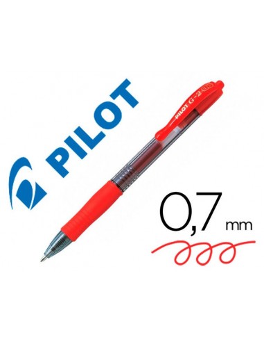 PILOT G-2 ROJO 0,7